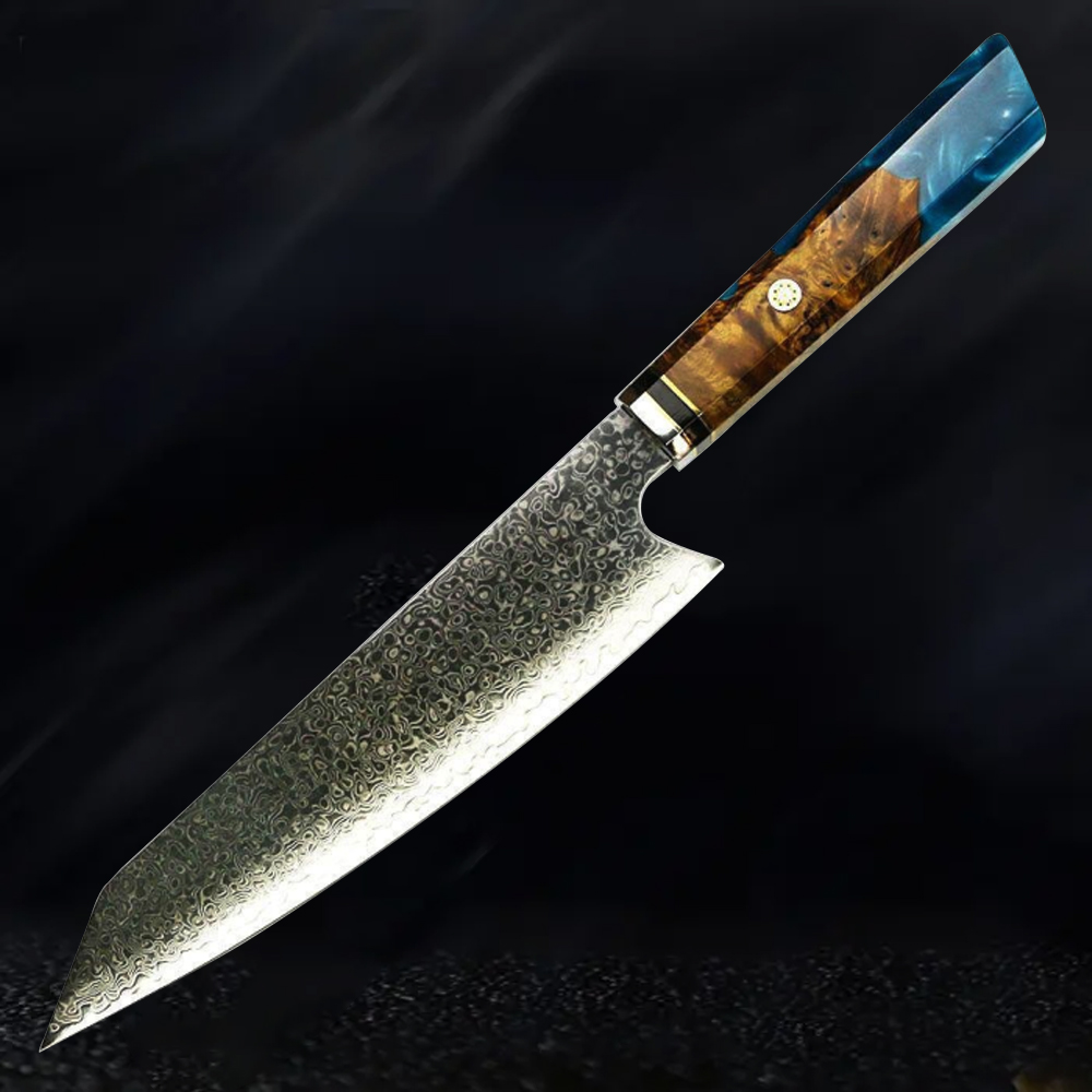 Knife Depot 8 Inch Damascus Steel Resin Handle Chef Knife