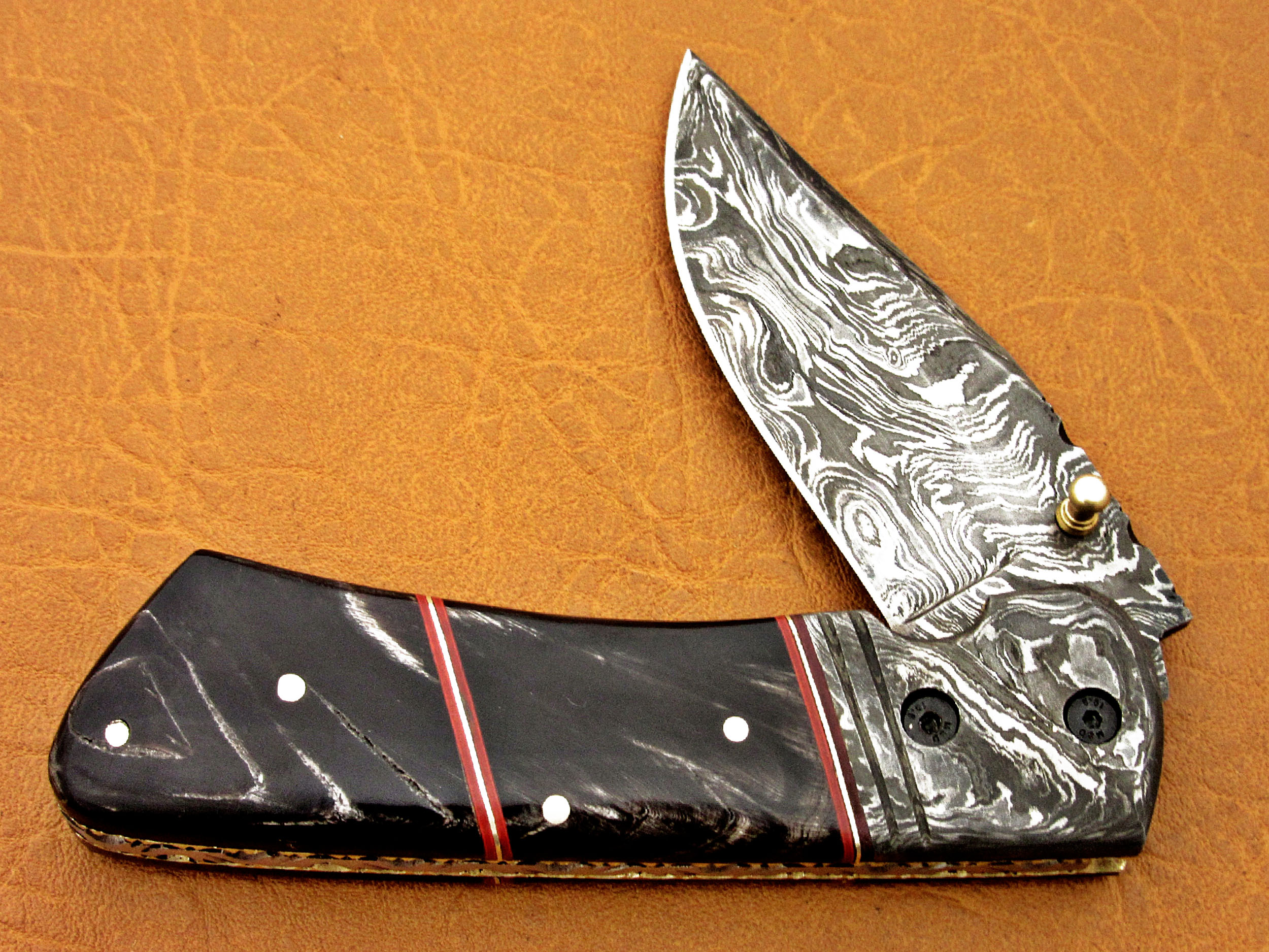 Folding Knife Buffalo Horn Handle