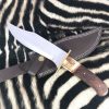 Custom Made Steel Bowie Knife-Wood Handle