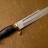 Amazing D2 steel Bowie knife With Leather Sheath