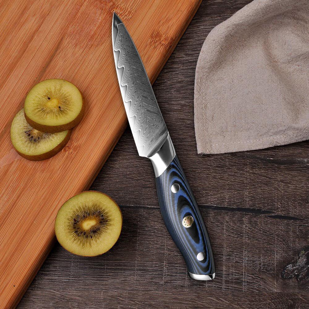 3.5 Inch Damascus Steel Paring Knives