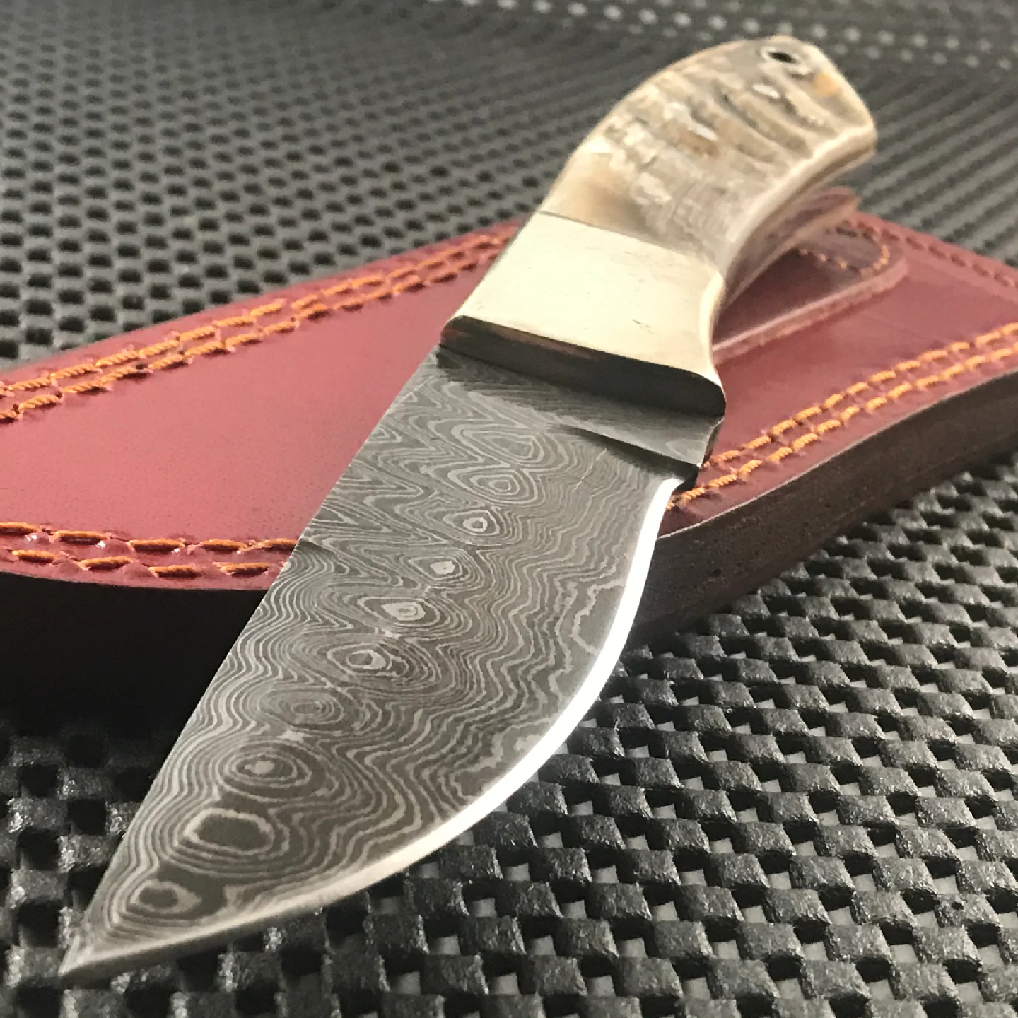 Handmade Custom Teardrop Damascus 2