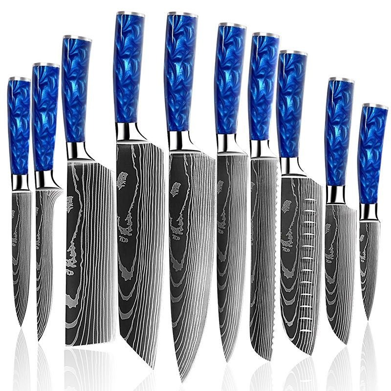 10 PCS Set High Carbon Stainless Steel