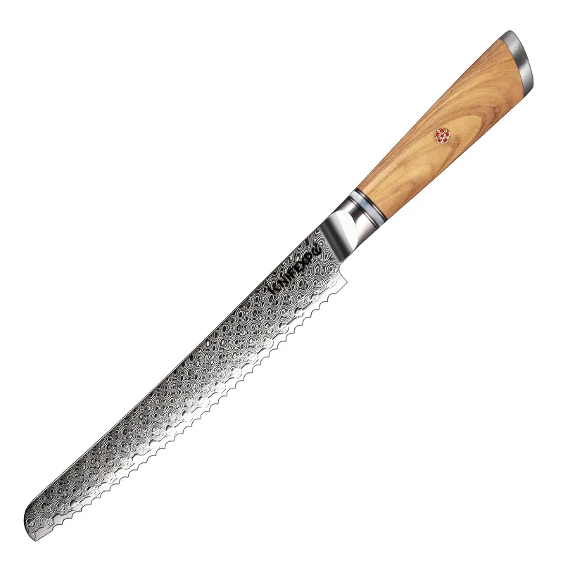 8" Bread Knife 67-Layer Damascus Steel