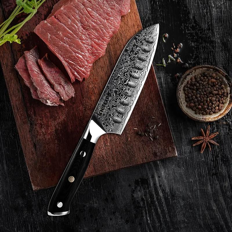 5"Santoku Knife 67-Layer Damascus Steel Blade